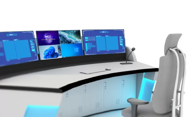 Unique Fiber KVM Matrix with Built-in Video Wall Control Features Unique Fiber KVM Matrix with Built-in Video Wall Control Features
